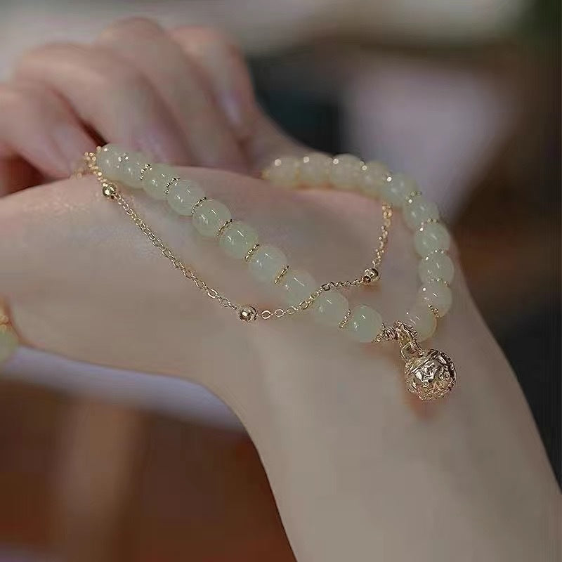 Bamboo Lily Bracelet with Special-Interest Design