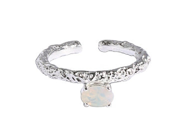 Niche Design Texture Ring for Women