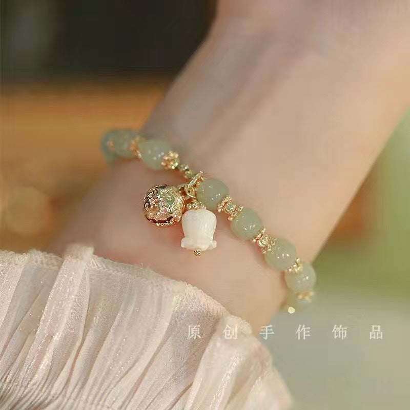 Bamboo Lily Bracelet with Special-Interest Design