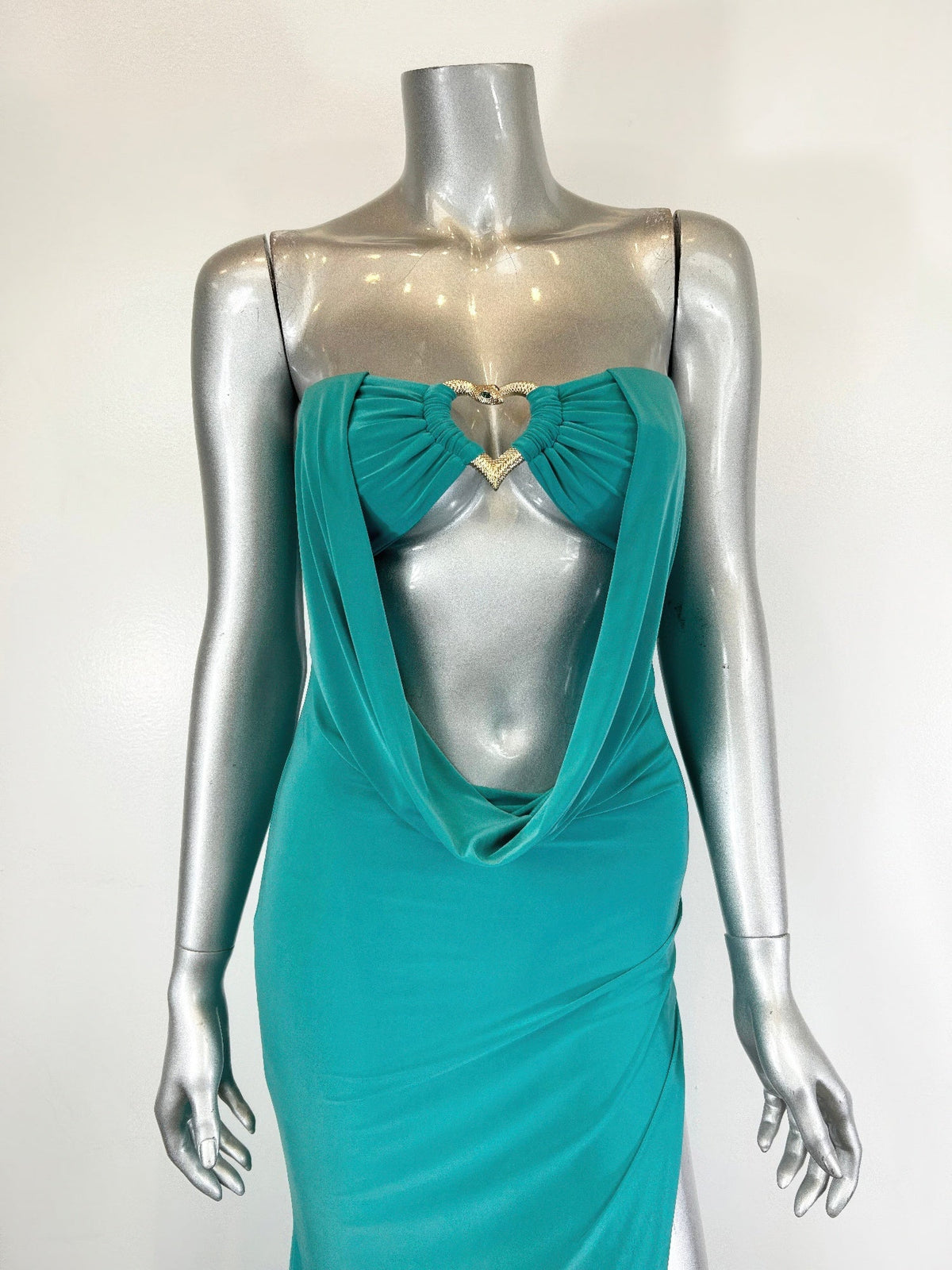 Floor-Length Evening Gown Maxi Dress