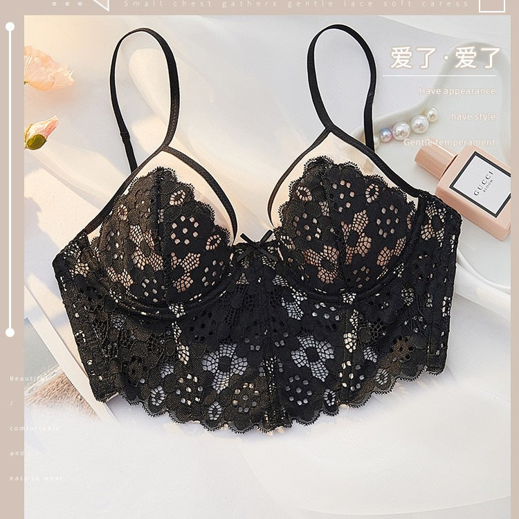 French Ultra-Thin Women's Bra Set for Summer