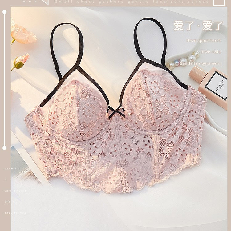 French Ultra-Thin Women's Bra Set for Summer