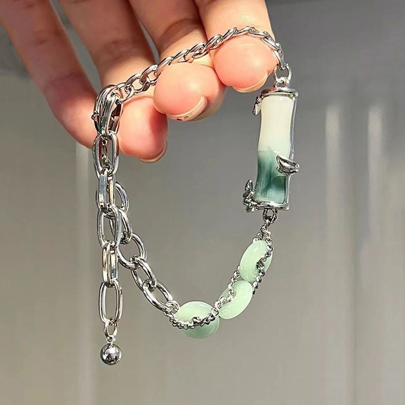 Bamboo Lily Bracelet with Special-Interest Design